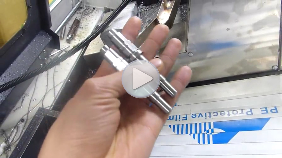 數(shù)控車方機加工視頻